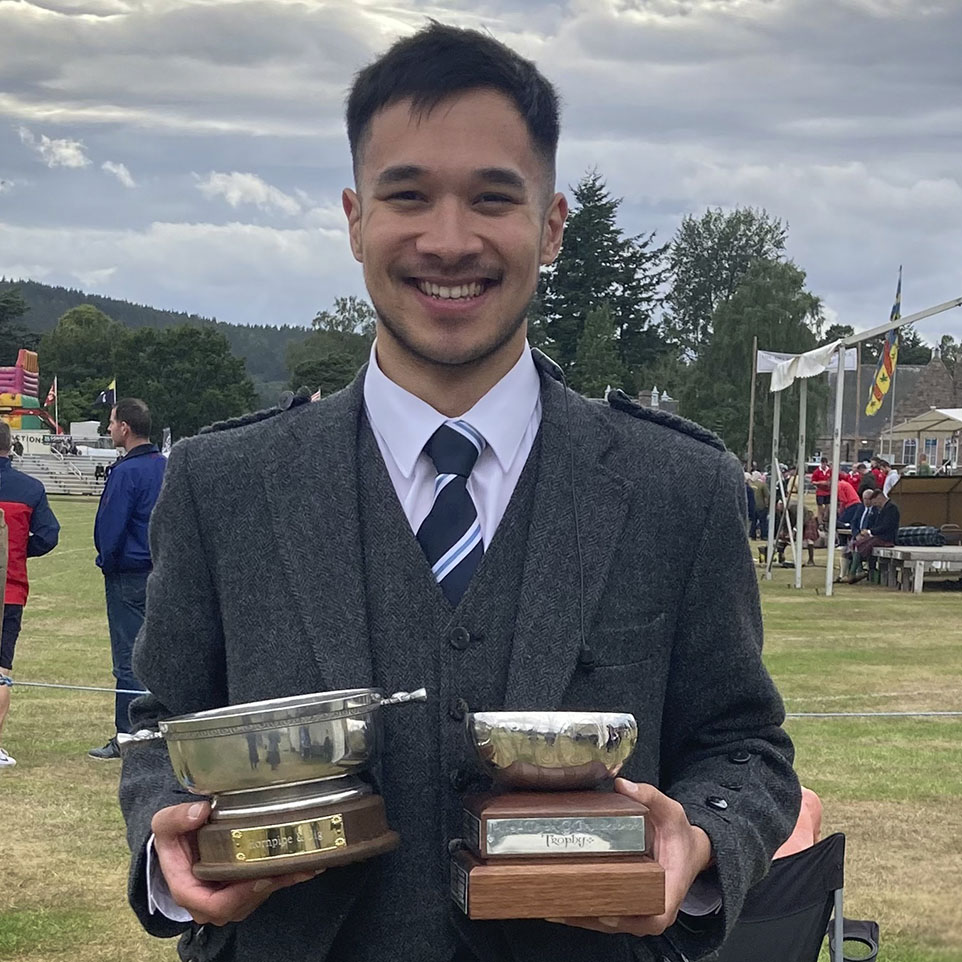 Calum Brown - Overall Winner at Aboyne Highland Games 2022